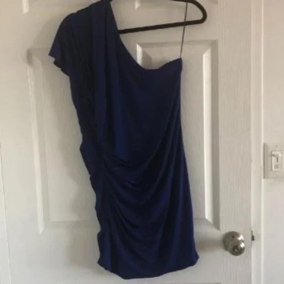 Express  Blue Dress - Picture 2 of 8